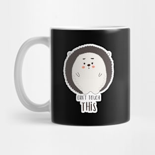 Can't Touch This Kawaii Cute Hedgehog Mug